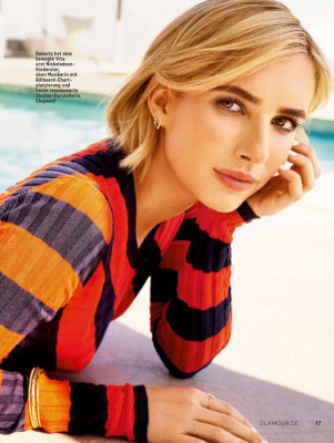 EMMA ROBERTS in Glamour Magazine, Germany July/August 2020