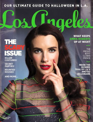 Emma Roberts – Los Angeles Magazine October 2019 Cover and Photos