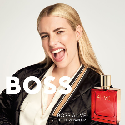 Emma Roberts for Boss Alive