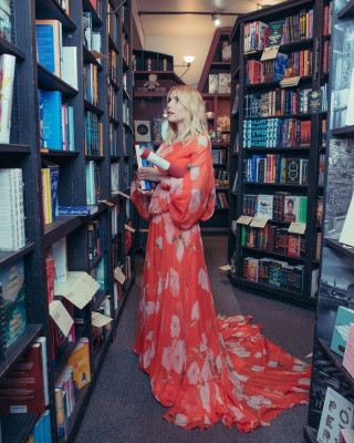 Emma Roberts by Franck Roberts for Valentino x Belletrist Campaign // 2021