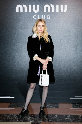 Emma Roberts-Miu Miu Nuit Club Event in New York