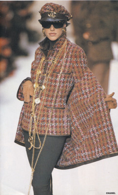 Emma Sjoberg for Chanel autumn/winter 1992