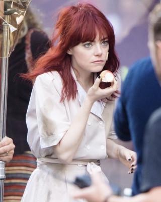 Emma Stone On The Set &quot;Cruella&quot; // 2019