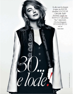 Emma Stone – ELLE Magazine Italy January 2019 Issue