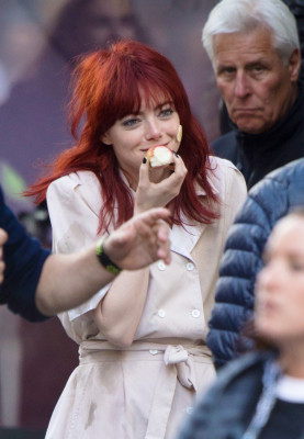 Emma Stone On The Set &quot;Cruella&quot; // 2019