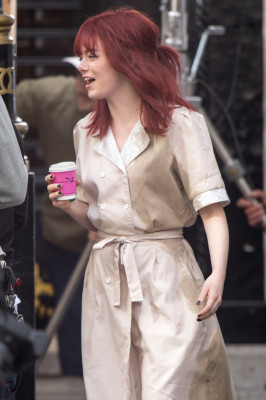Emma Stone On The Set &quot;Cruella&quot; // 2019