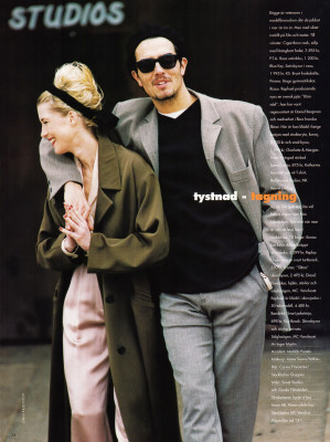 Emma Warg ~ ELLE Sweden August 1995 by Jonas Ingerstedt 