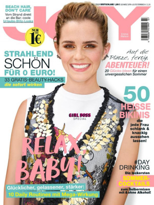EMMA WATSON on the Cover of Joy Magazine, Germany July 2019