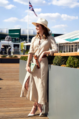 Emma Watson- Wimbledon Tennis Championships in London
