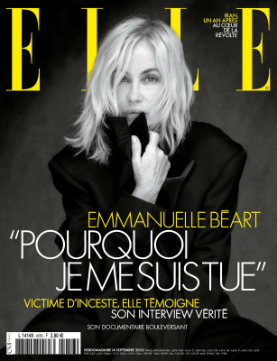 Emmanuelle Beart ~ Elle 14 Septembre 2023 (No. 4056) by Matthew Brookes