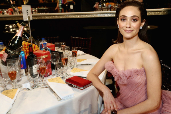  Emmy Rossum - The 76th Annual Golden Globe Awards - Inside