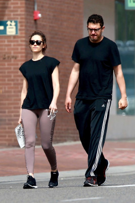 Emmy Rossum in Spandex – Out and about in Beverly Hills