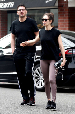 Emmy Rossum in Spandex – Out and about in Beverly Hills