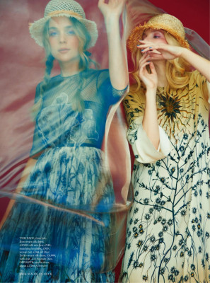 ENIKO MIHALIK and KIM NOORDA in Harper’s Bazaar Magazine, May 2020