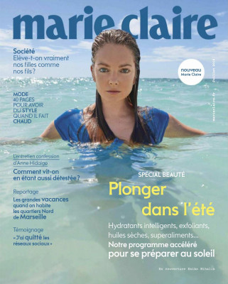 Eniko Mihalik in Marie Claire Magazine, France July 2018
