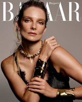Eniko Mihalik for Harper&#039;s Bazaar SG Beauty by Yu Tsai