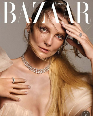 Eniko Mihalik for Harper&#039;s Bazaar SG Beauty by Yu Tsai