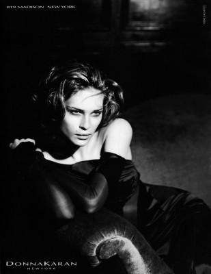 Erin Wasson, Rie Rasmussen for Donna Karan F/W 2002 by Peter Lindberg