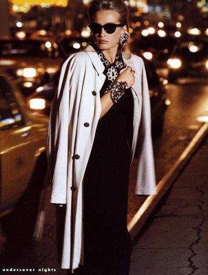 Estelle Lefebure ~ US Harper's Bazaar August 1991 by Rico Puhlmann