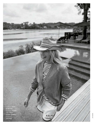 Estelle Lefebure ~ Elle Aug 2023 by Jan Welters