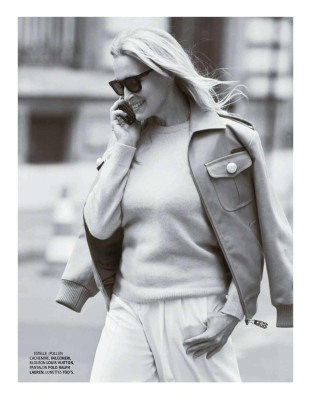 Estelle Lefebure ~ Elle Aug 2023 by Jan Welters