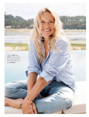 Estelle Lefebure ~ Elle Aug 2023 by Jan Welters