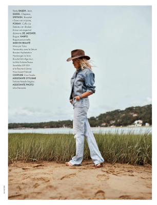Estelle Lefebure ~ Elle Aug 2023 by Jan Welters