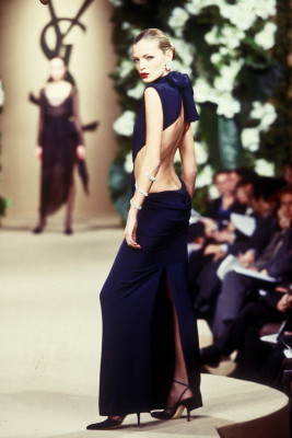 Esther Canadas for Yves Saint Laurent Spring/Summer Haute Couture 1999