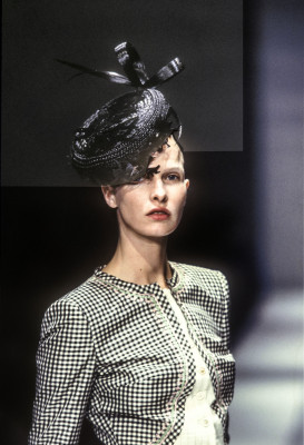 Esther De Jong for Antonio Berardi  spring 1999
