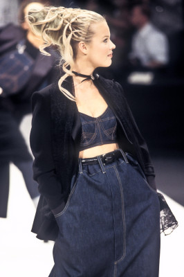 Eva Herzigova for Jean-Paul Gaultier RTW SS 1993