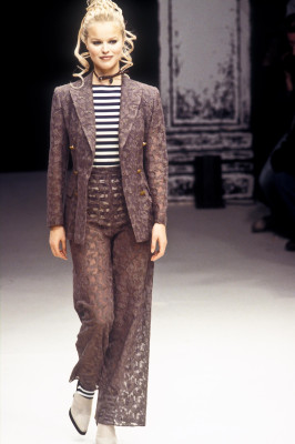 Eva Herzigova for Jean-Paul Gaultier RTW SS 1993