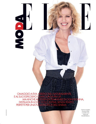 Eva Herzigova – ELLE Magazine Italy March 2019 Issue