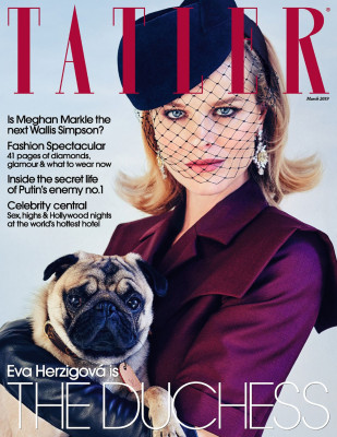 Eva Herzigova – Tatler UK, March 2019
