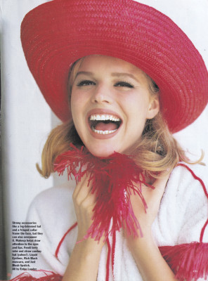 Eva Herzigova ~ Allure march 1992 by Sante D'Orazio