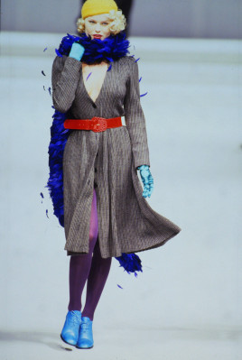 Eva Herzigova for Krizia FW 1995