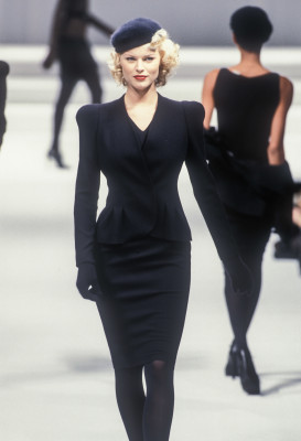 Eva Herzigova for Krizia FW 1995