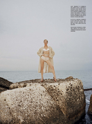Eva Herzigova for Vogue Italia // October 2020. 