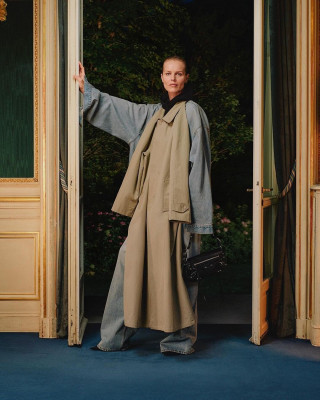 Eva Herzigova for Balenciaga S/S 2024 campaign