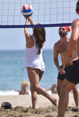 Eva Longoria - on the beach in Marbell 07/18/2017