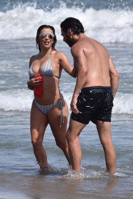 Eva Longoria - on the beach in Marbell 07/18/2017