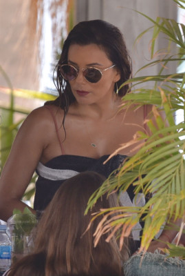 Eva Longoria in Bikini at the Beach in Marbella, Spain 
