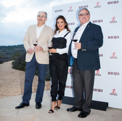 Eva Longoria Visits MArques De Riscal Cellar, Elciego in Spain