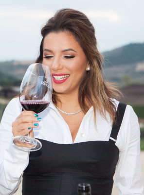 Eva Longoria Visits MArques De Riscal Cellar, Elciego in Spain