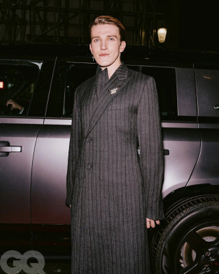 Ewan Mitchell by Jack Tai for GQ Men of the Year in London 11/19/2024