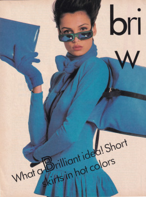 Famke Janssen ~ Mademoiselle September 1987 by Paul Lange