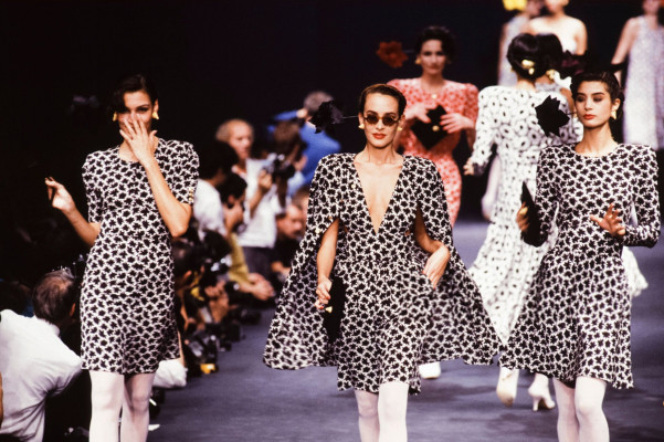 Famke Janssen for Sonia Rykiel S/S 1989
