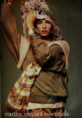 Famke Janssen for MADEMOISELLE US Jan 1988