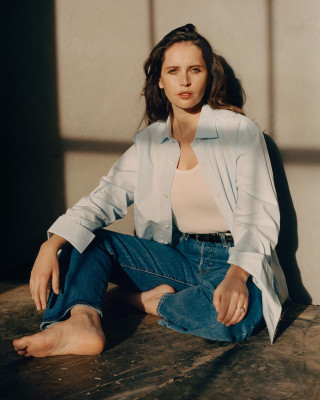 Felicity Jones by Ben Weller for The Sunday Times Style // Dec 2020