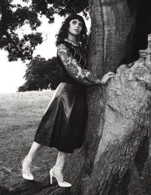 FELICITY JONES in Violet Book, October 2019