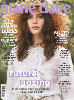 Felicity Jones – Marie Claire UK February 2019